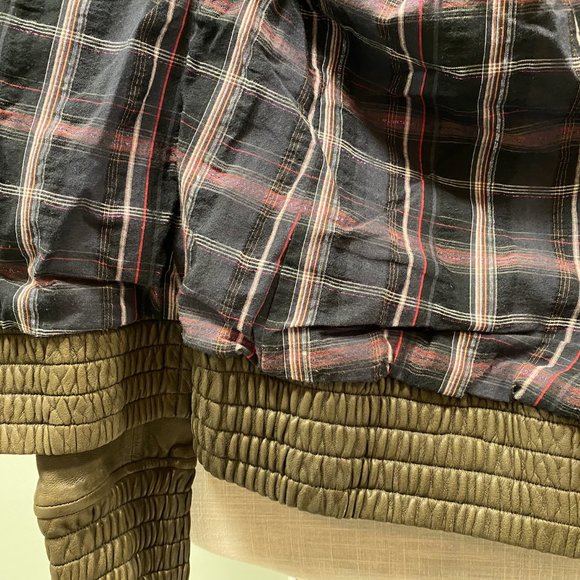 Mackage Brown Lamb Leather Jacket with Hidden Hood - Picture 10 of 14